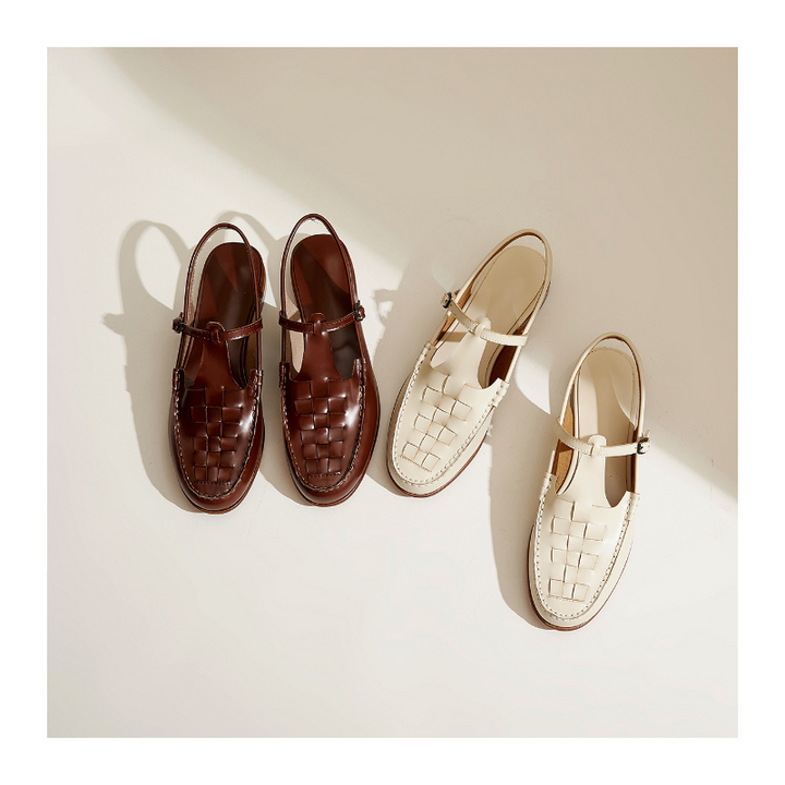 Eliara - Woven Charm Sandals