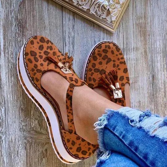 Vella - Tassel Platform Flats